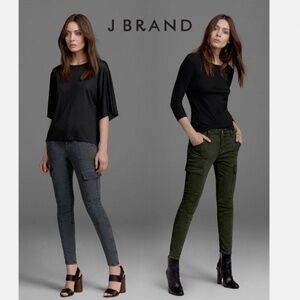 J Brand Houlihan Cargo Skinny Pants Black Size 25